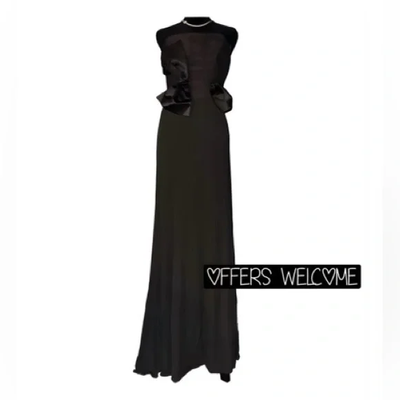 Giorgio Armani Black Strapless Dress - Picture 1 of 6